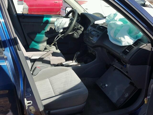 2HGES26774H503480 - 2004 HONDA CIVIC EX 蓝色 照片 5