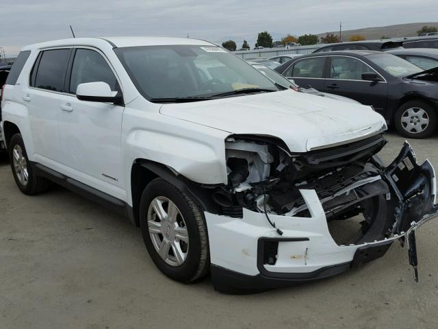 2GKALMEK0G6295894 - 2016 GMC TERRAIN SL WHITE photo 1