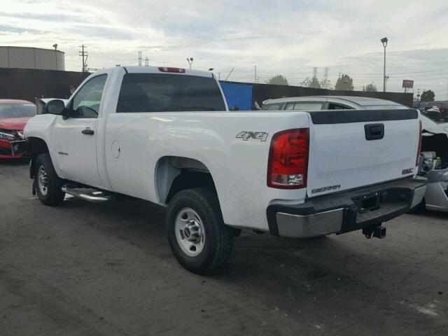 1GT3KZBGXAF135071 - 2010 GMC SIERRA K25 WHITE photo 3