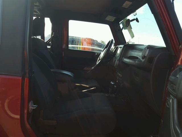 1J4AA2D1XBL543464 - 2011 JEEP WRANGLER S BURGUNDY photo 5