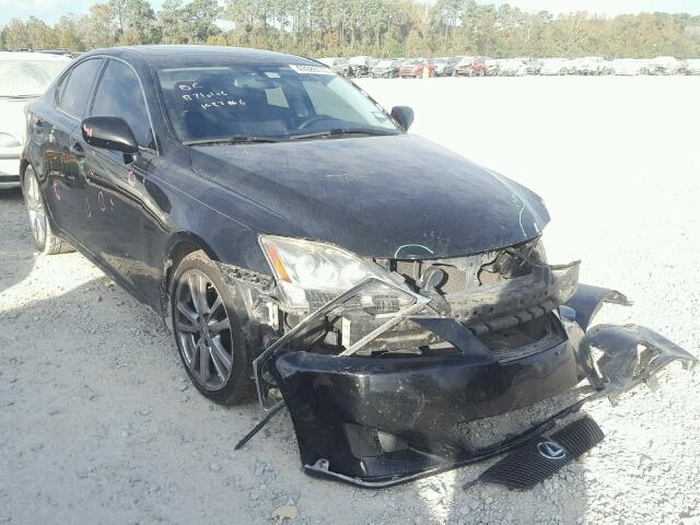 JTHBK262675033491 - 2007 LEXUS IS 250 BLACK photo 1