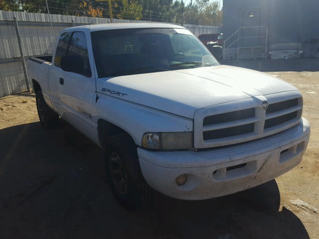 1B7HC13Y71J287916 - 2001 DODGE RAM 1500 WHITE photo 1