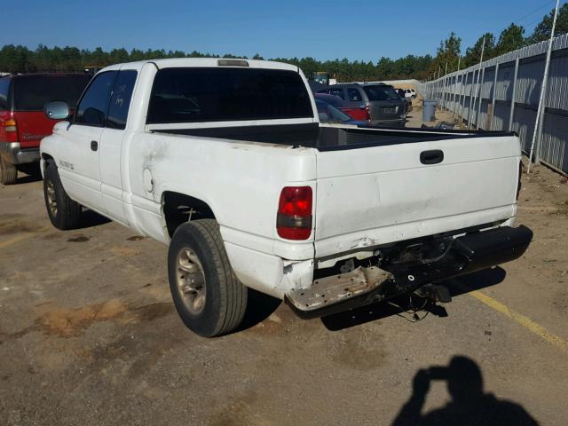 1B7HC13Y71J287916 - 2001 DODGE RAM 1500 WHITE photo 3