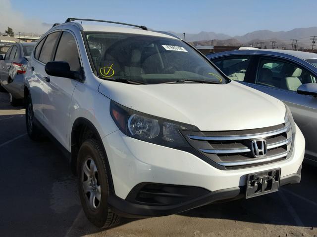 5J6RM4H34EL025954 - 2014 HONDA CR-V LX WHITE photo 1