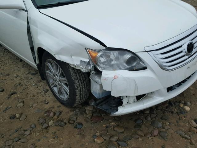 4T1BK36B78U320994 - 2008 TOYOTA AVALON XL WHITE photo 9