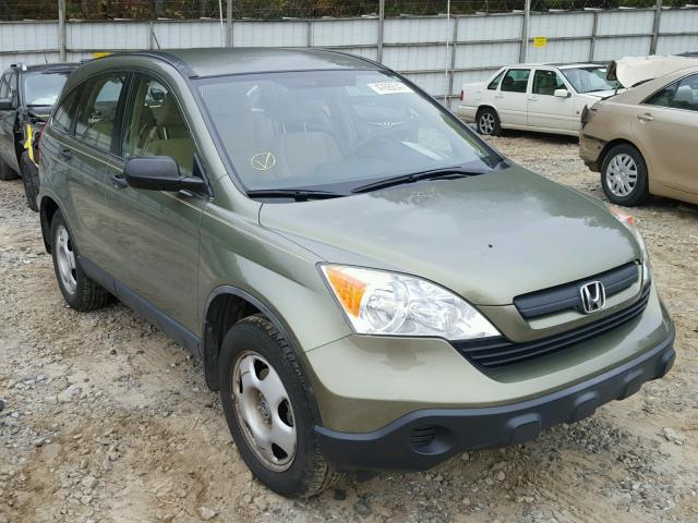 JHLRE38398C001041 - 2008 HONDA CR-V LX GREEN photo 1