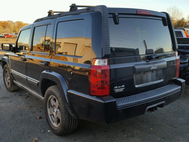 1J8HG48N76C158695 - 2006 JEEP COMMANDER BLACK photo 3