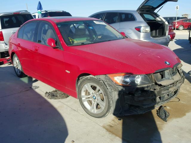 WBAVA37557NE26124 - 2007 BMW 328 I RED photo 1