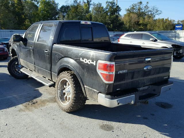 1FTFW1EF4BFA38925 - 2011 FORD F150 SUPER BLACK photo 3