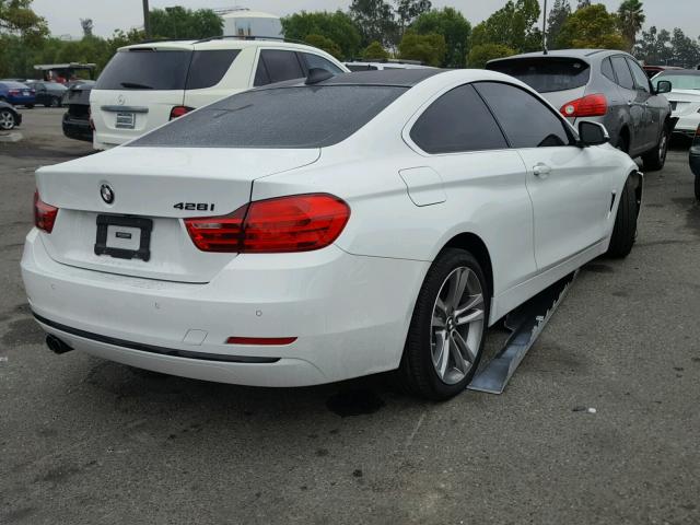 WBA3N7C51GK228115 - 2016 BMW 428 I WHITE photo 4