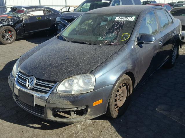 3VWJM71KX8M127913 - 2008 VOLKSWAGEN JETTA S BLUE photo 2