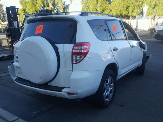 JTMZF4DV4B5040932 - 2011 TOYOTA RAV4 WHITE photo 4