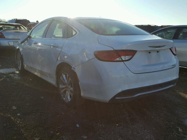 1C3CCCAB7FN752574 - 2015 CHRYSLER 200 LIMITE WHITE photo 3