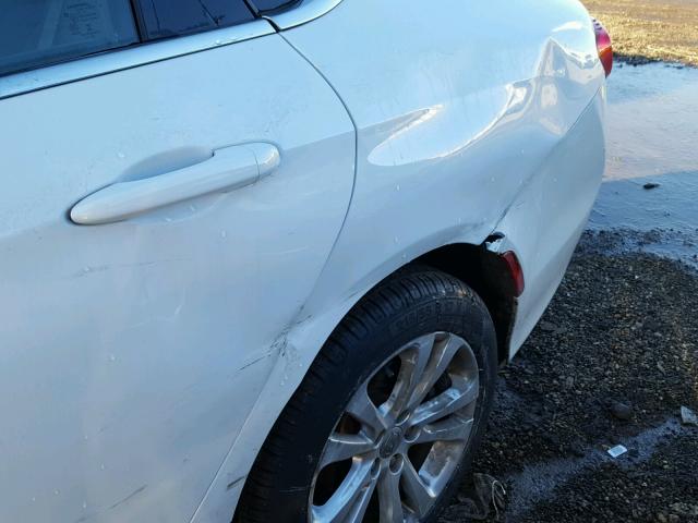 1C3CCCAB7FN752574 - 2015 CHRYSLER 200 LIMITE WHITE photo 9