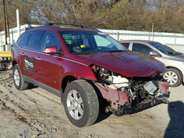 1GNLRFED1AS139956 - 2010 CHEVROLET TRAVERSE L RED photo 1