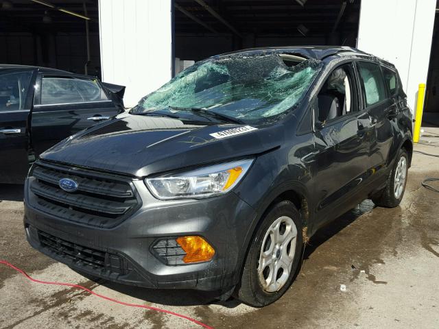 1FMCU0F71HUD48539 - 2017 FORD ESCAPE S GRAY photo 2