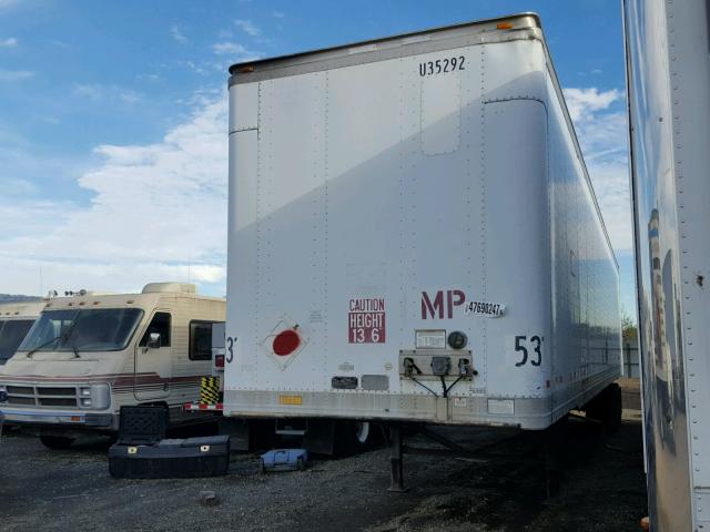 1GRAA0625YS030238 - 2000 GREAT DANE TRAILER TRAILER WHITE photo 2