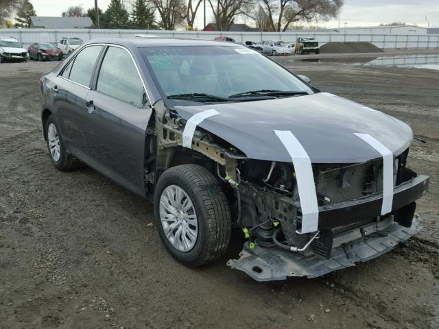 4T4BF1FKXDR312512 - 2013 TOYOTA CAMRY L GRAY photo 1