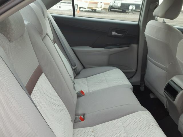 4T4BF1FKXDR312512 - 2013 TOYOTA CAMRY L GRAY photo 6