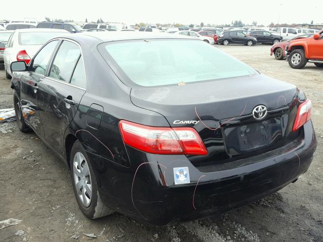 4T1BE46K19U355402 - 2009 TOYOTA CAMRY BASE BLACK photo 3