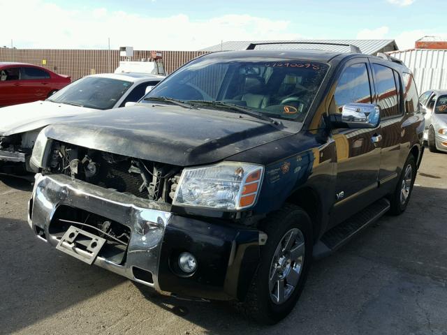 5N1AA08A37N706726 - 2007 NISSAN ARMADA SE BLACK photo 2