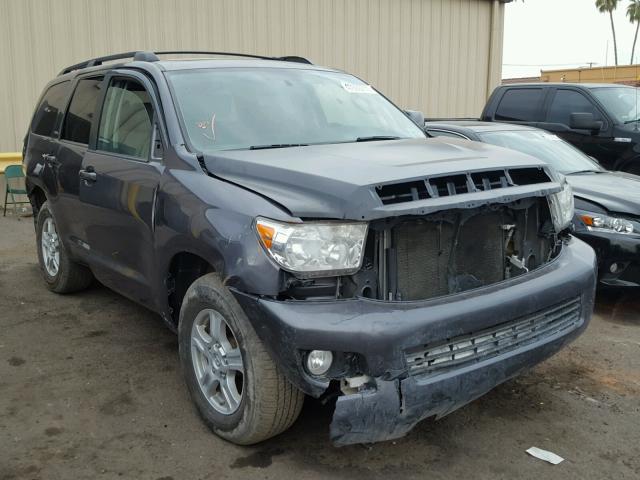 5TDBY5G1XBS048585 - 2011 TOYOTA SEQUOIA SR GRAY photo 1