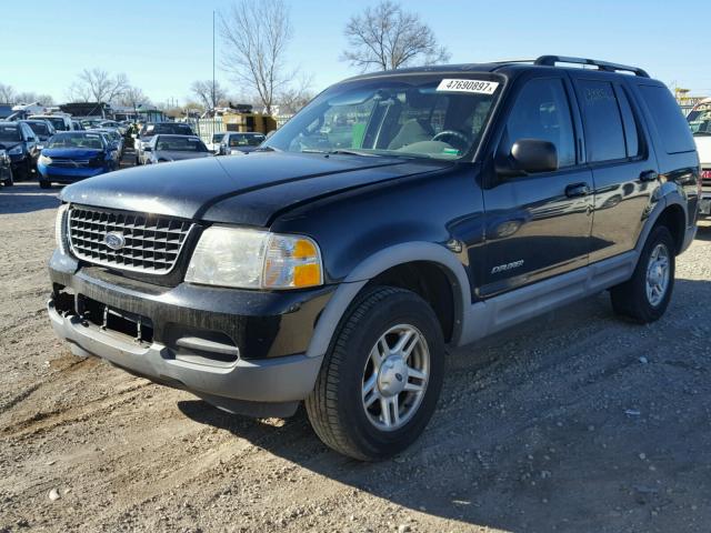 1FMZU73E02ZA45235 - 2002 FORD EXPLORER X BLACK photo 2