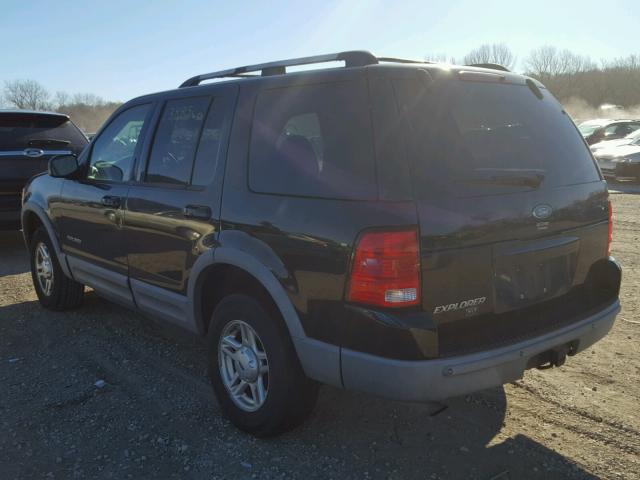 1FMZU73E02ZA45235 - 2002 FORD EXPLORER X BLACK photo 3