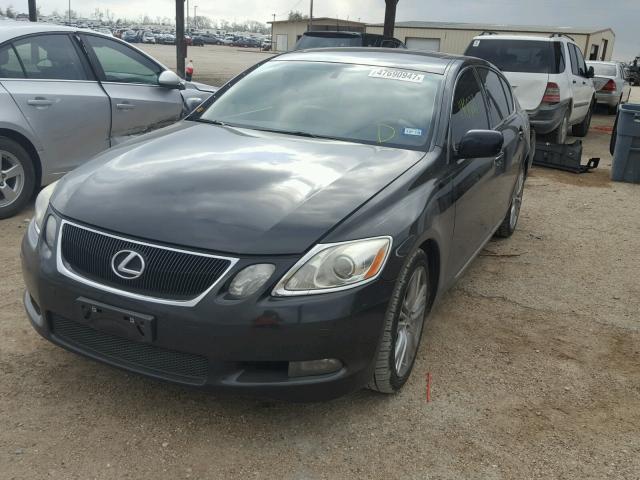 JTHBC96S575007258 - 2007 LEXUS GS 450H BLACK photo 2