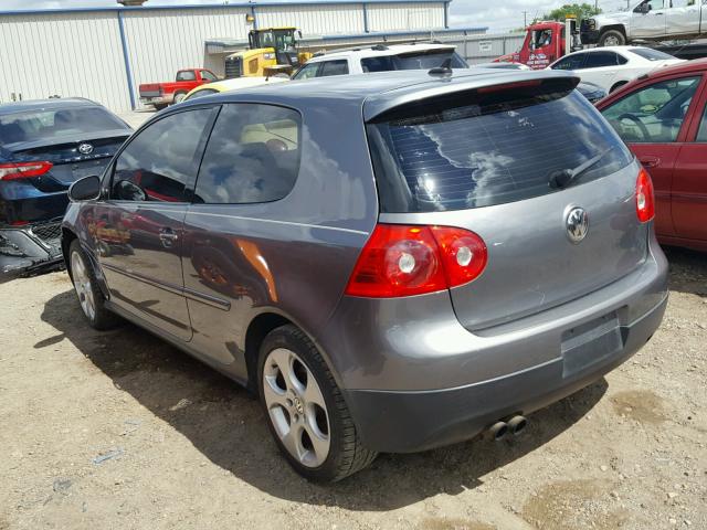 WVWEV71K47W212732 - 2007 VOLKSWAGEN NEW GTI CHARCOAL photo 3