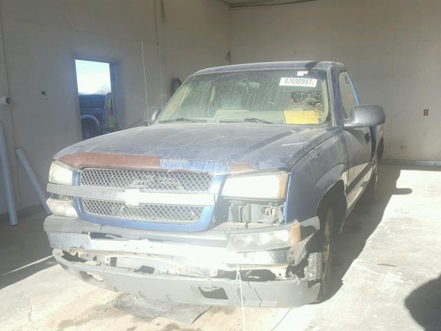 1GCEC14X03Z143525 - 2003 CHEVROLET SILVERADO BLUE photo 2