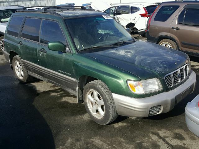 JF1SF65542H705599 - 2002 SUBARU FORESTER S GREEN photo 1