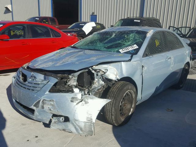 4T1BE46K87U554444 - 2007 TOYOTA CAMRY NEW BLUE photo 2