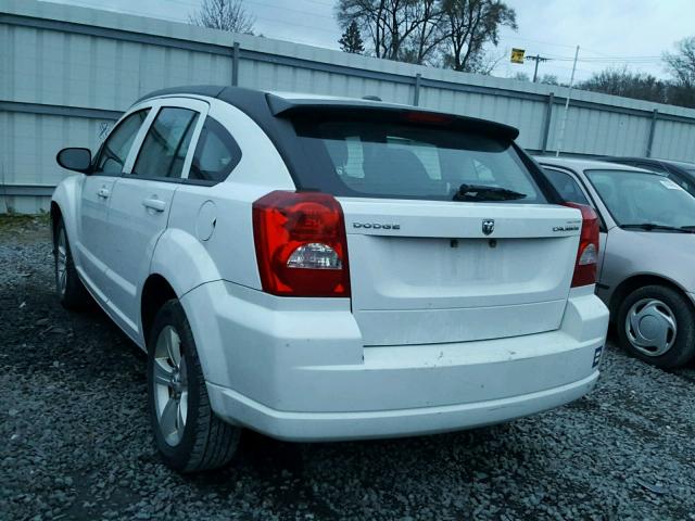 1C3CDWDA0CD508607 - 2012 DODGE CALIBER SX WHITE photo 3