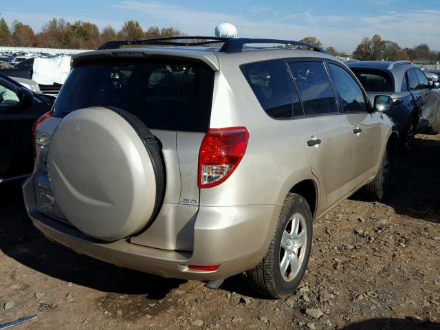 JTMBD33VX86065808 - 2008 TOYOTA RAV4 GOLD photo 4