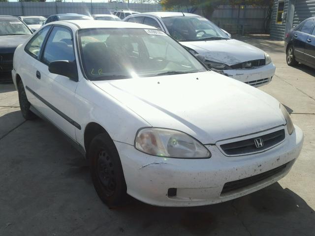 1HGEJ612XYL103413 - 2000 HONDA CIVIC DX WHITE photo 1