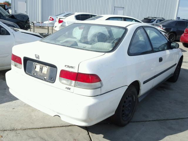 1HGEJ612XYL103413 - 2000 HONDA CIVIC DX WHITE photo 4