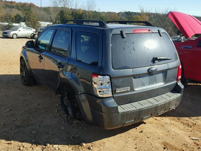 1FMCU03G09KC20634 - 2009 FORD ESCAPE XLT GRAY photo 3