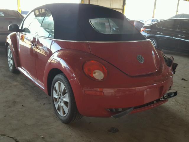 3VWRF31Y49M401439 - 2009 VOLKSWAGEN NEW BEETLE Qırmızı foto 3