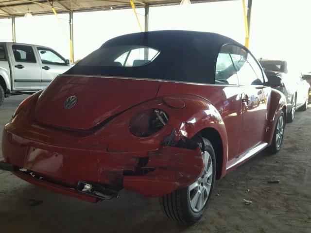 3VWRF31Y49M401439 - 2009 VOLKSWAGEN NEW BEETLE Qırmızı foto 4