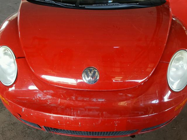 3VWRF31Y49M401439 - 2009 VOLKSWAGEN NEW BEETLE Qırmızı foto 7