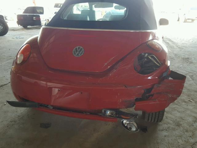 3VWRF31Y49M401439 - 2009 VOLKSWAGEN NEW BEETLE Qırmızı foto 9