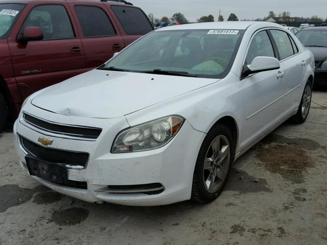 1G1ZC5EB6AF185829 - 2010 CHEVROLET MALIBU 1LT WHITE photo 2