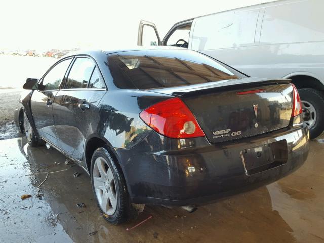 1G2ZG57B094172272 - 2009 PONTIAC G6 BLACK photo 3