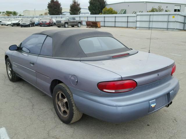 3C3EL45H4VT567281 - 1997 CHRYSLER SEBRING JX GRAY photo 3