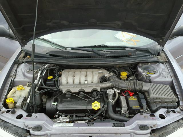 3C3EL45H4VT567281 - 1997 CHRYSLER SEBRING JX GRAY photo 7