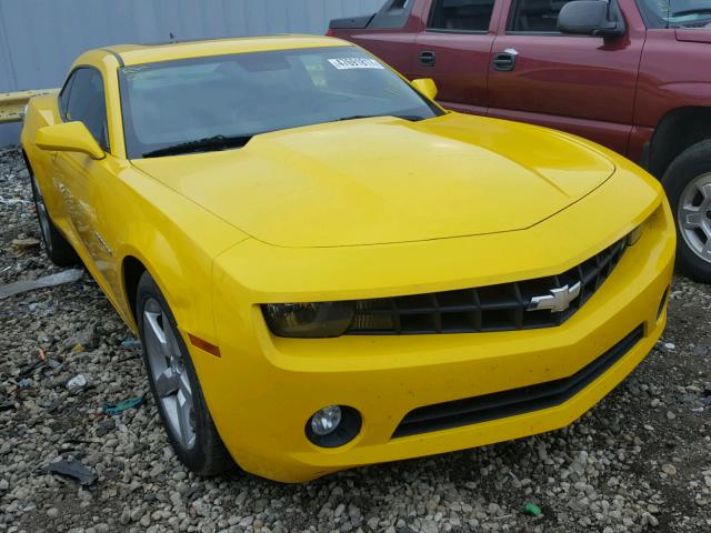 2G1FC1EV9A9104854 - 2010 CHEVROLET CAMARO LT YELLOW photo 1