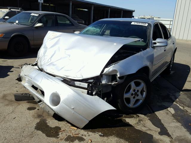 1G2WK52J21F178180 - 2001 PONTIAC GRAND PRIX SILVER photo 2
