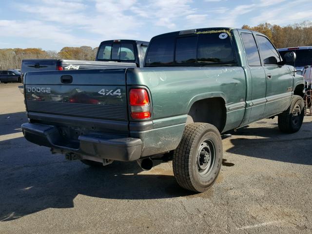 1B7KF2362WJ215787 - 1998 DODGE RAM 2500 GREEN photo 4