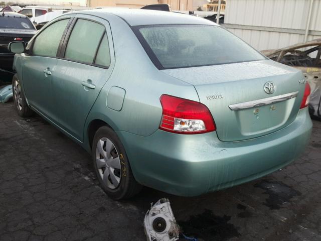 JTDBT903194054637 - 2009 TOYOTA YARIS GREEN photo 3